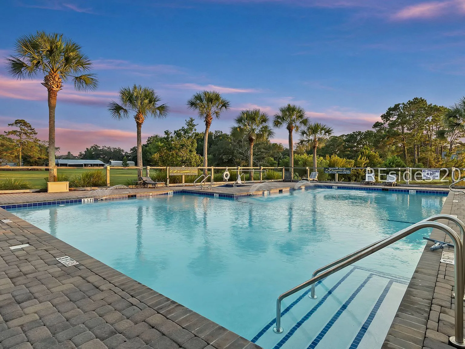 Community Pool Deck at 32 Hackney Pony Lane, Hilton Head Island SC