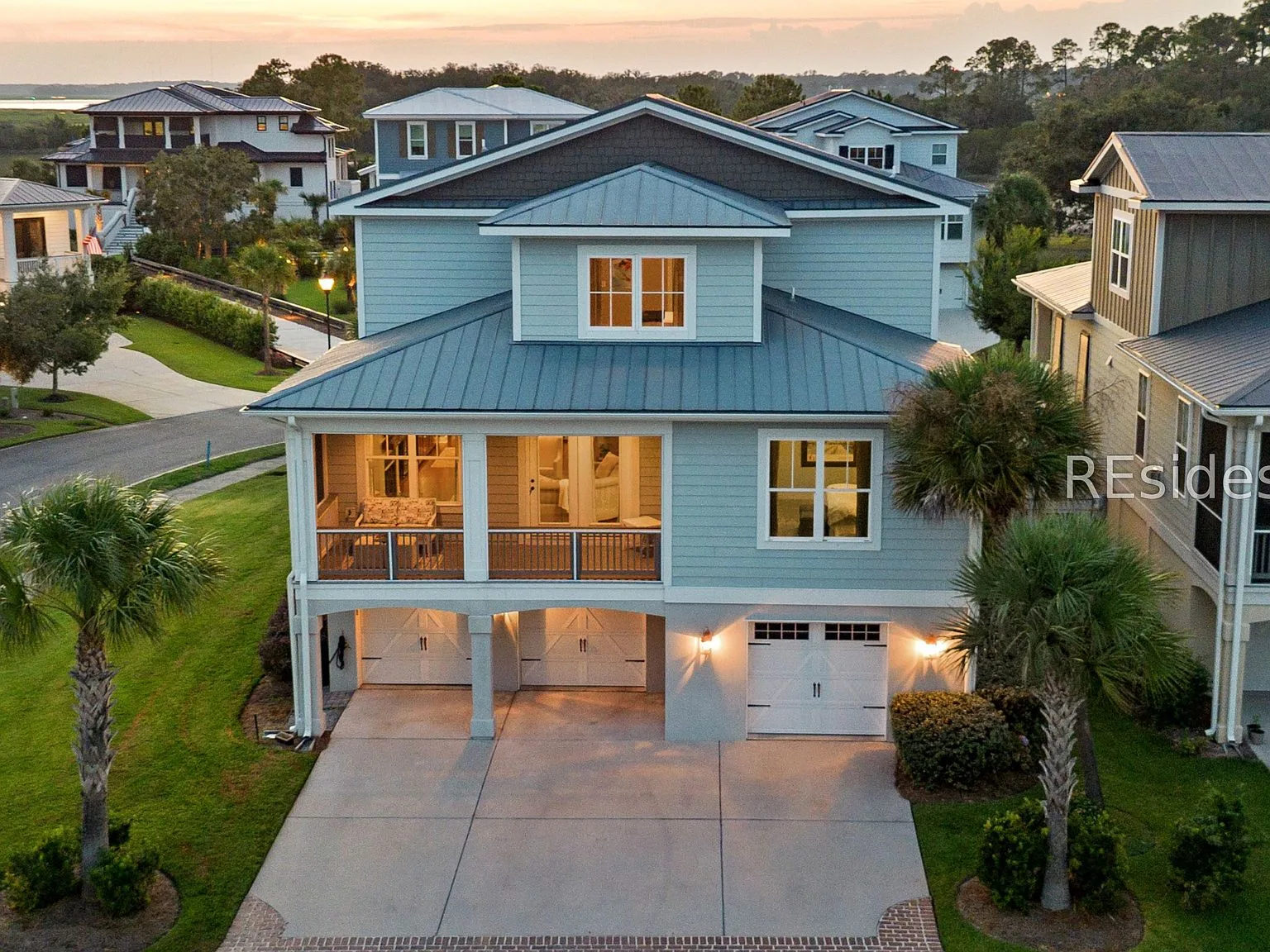 Elevated Coastal Home at 32 Hackney Pony Lane, Hilton Head Island SC