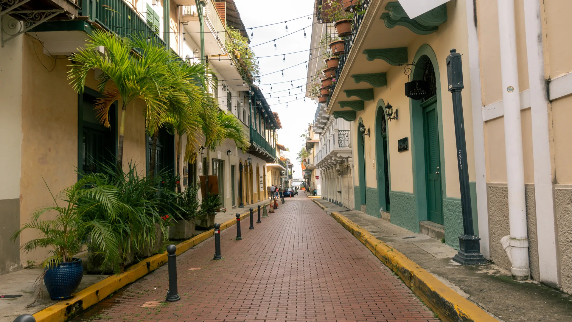 A charming colonial street in Casco Viejo