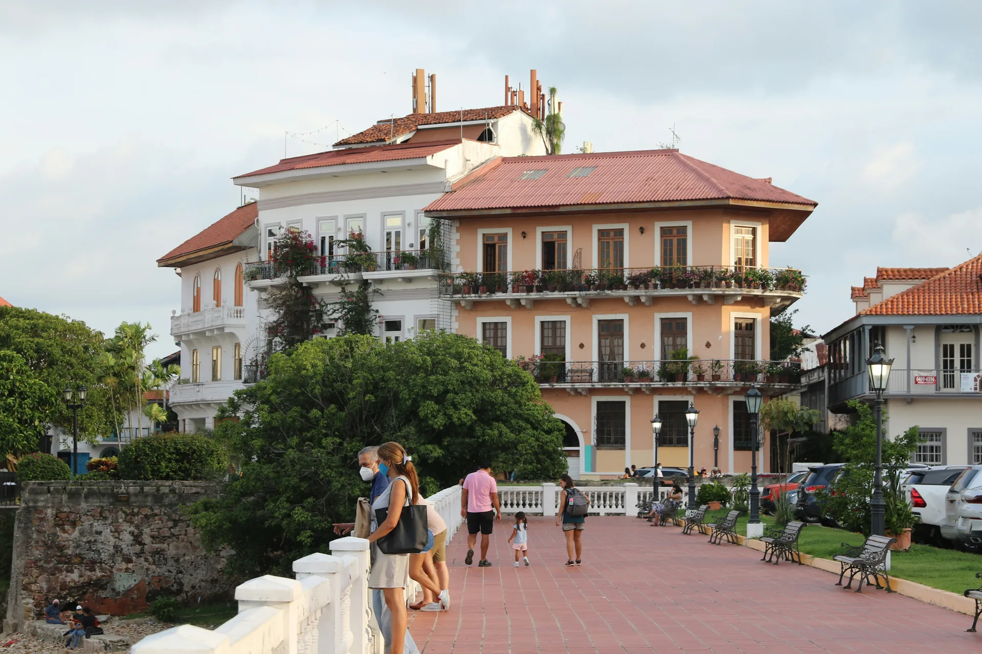 Historic colonial buildings in Casco Viejo