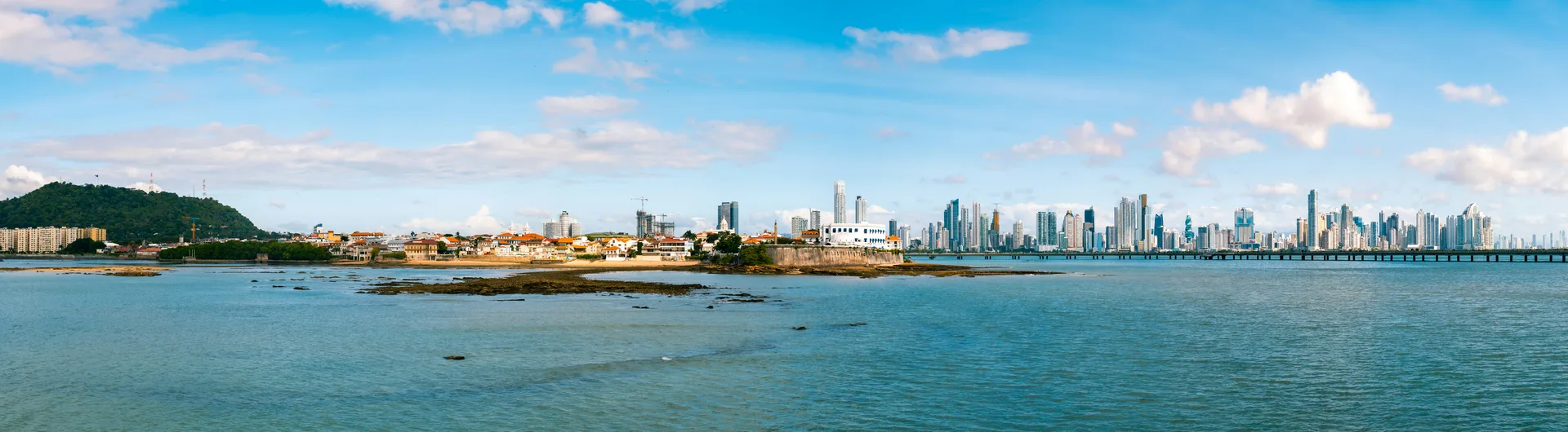 Panama City skyline panorama
