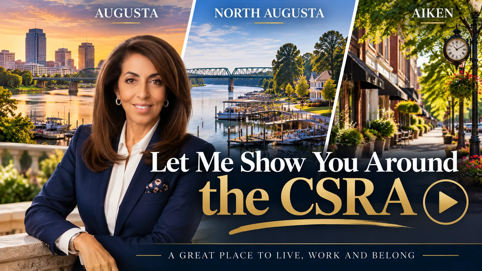 CSRA promotional graphic reading Let Me Show You Around the CSRA