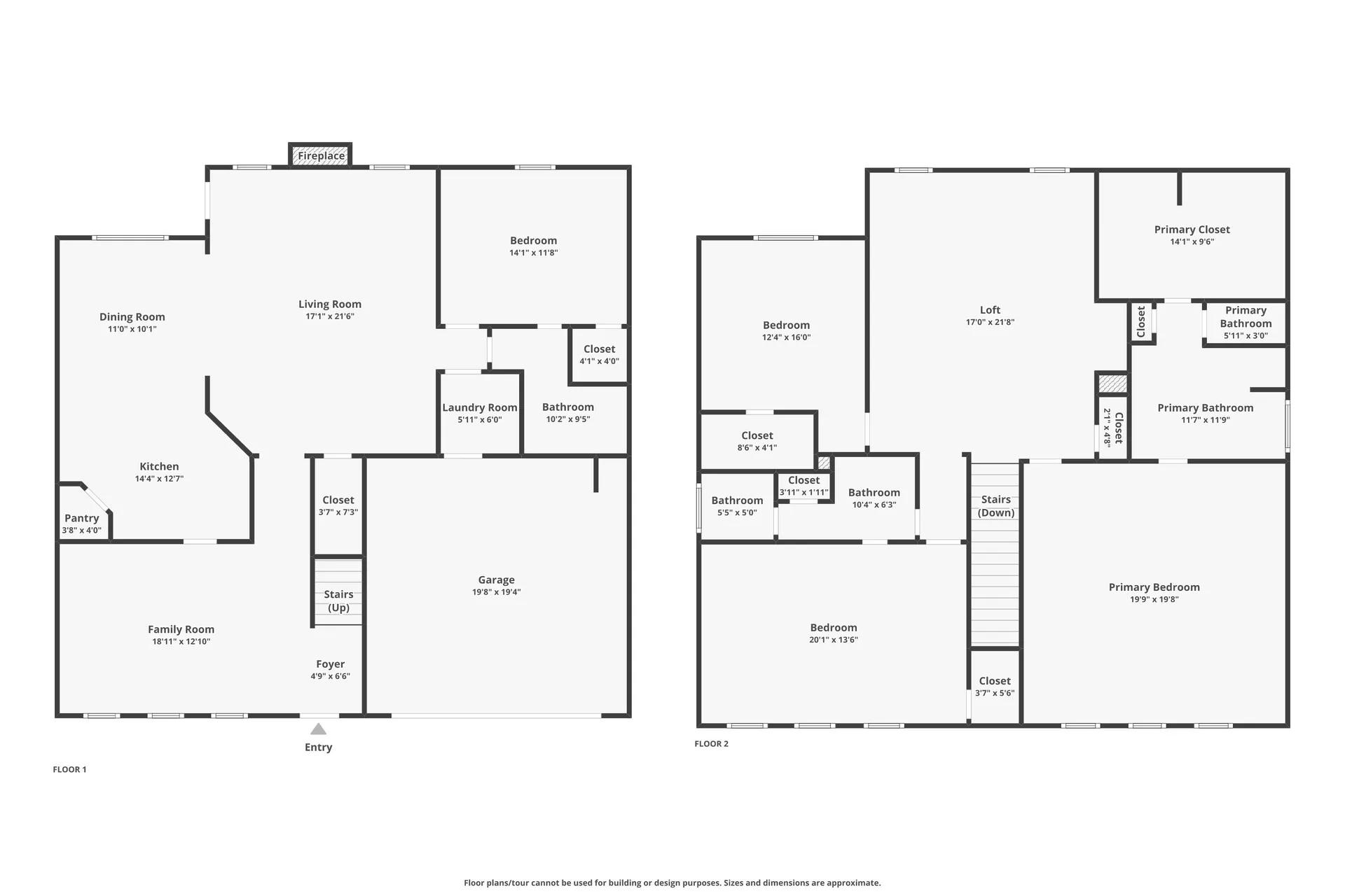 Combined floor plan layout of 123 Impala Cir