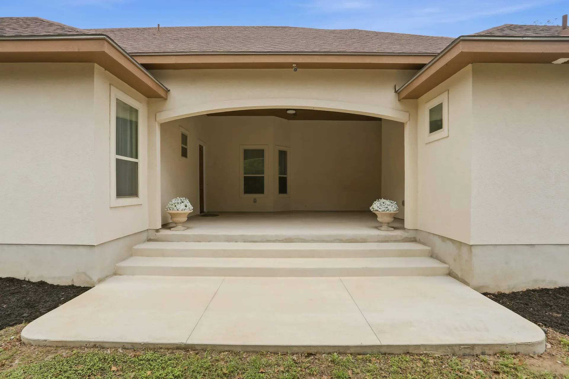 Covered courtyard
