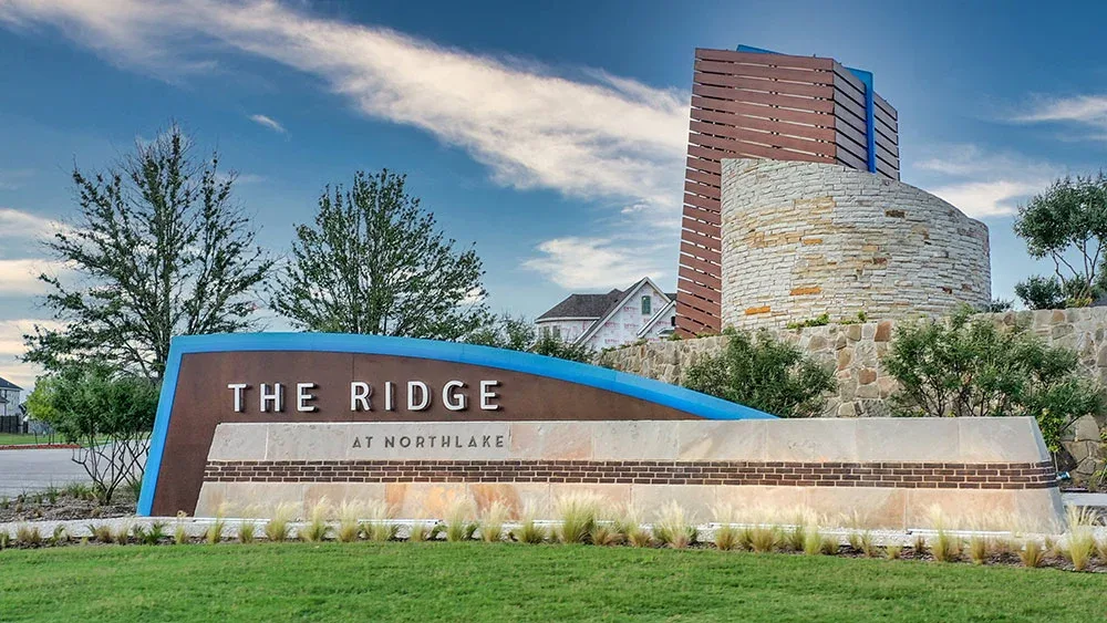 The Ridge at Northlake community entrance