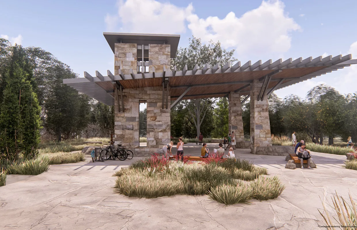 Furst Ranch community park pavilion