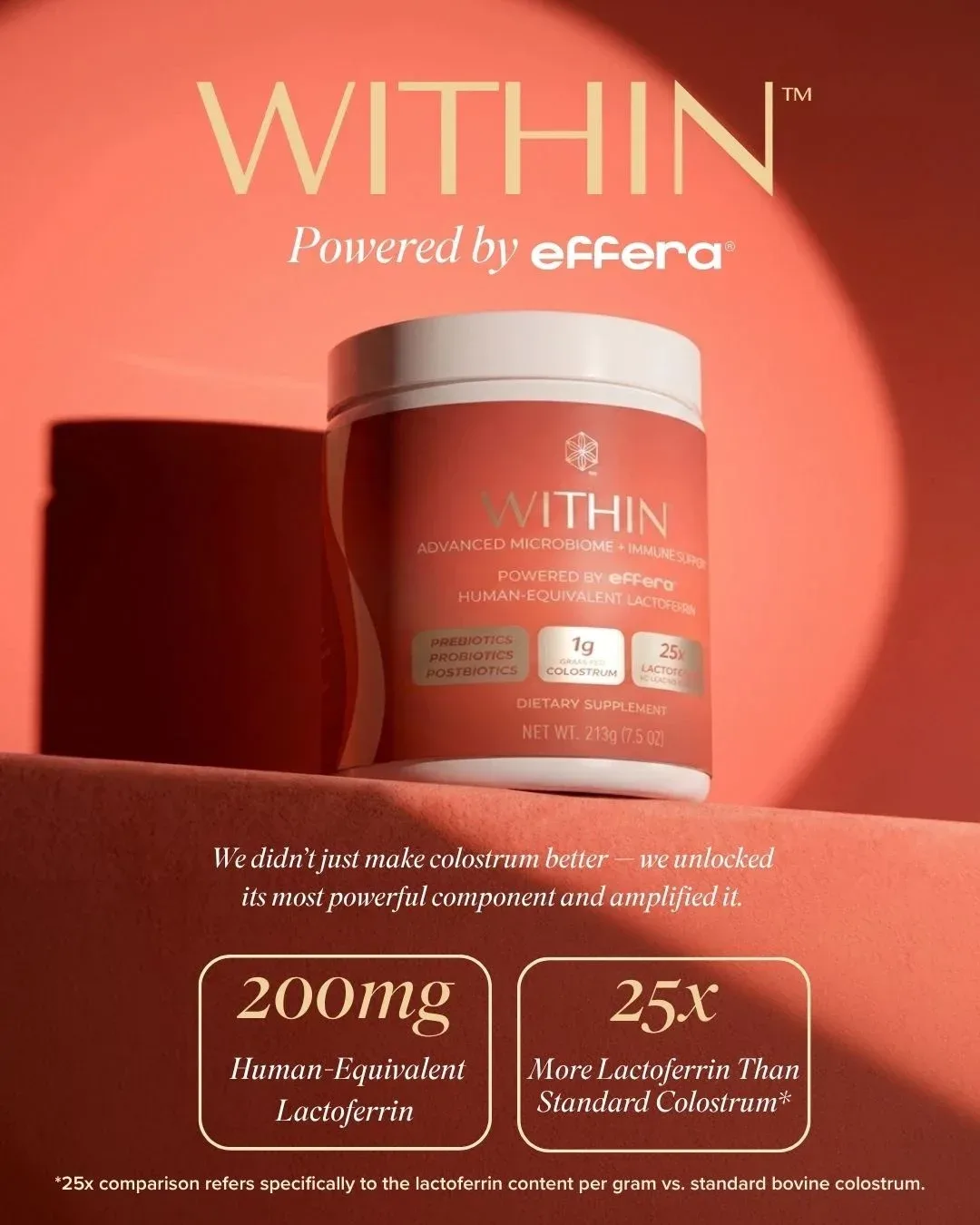 Within, an Isagenix gut health supplement for women