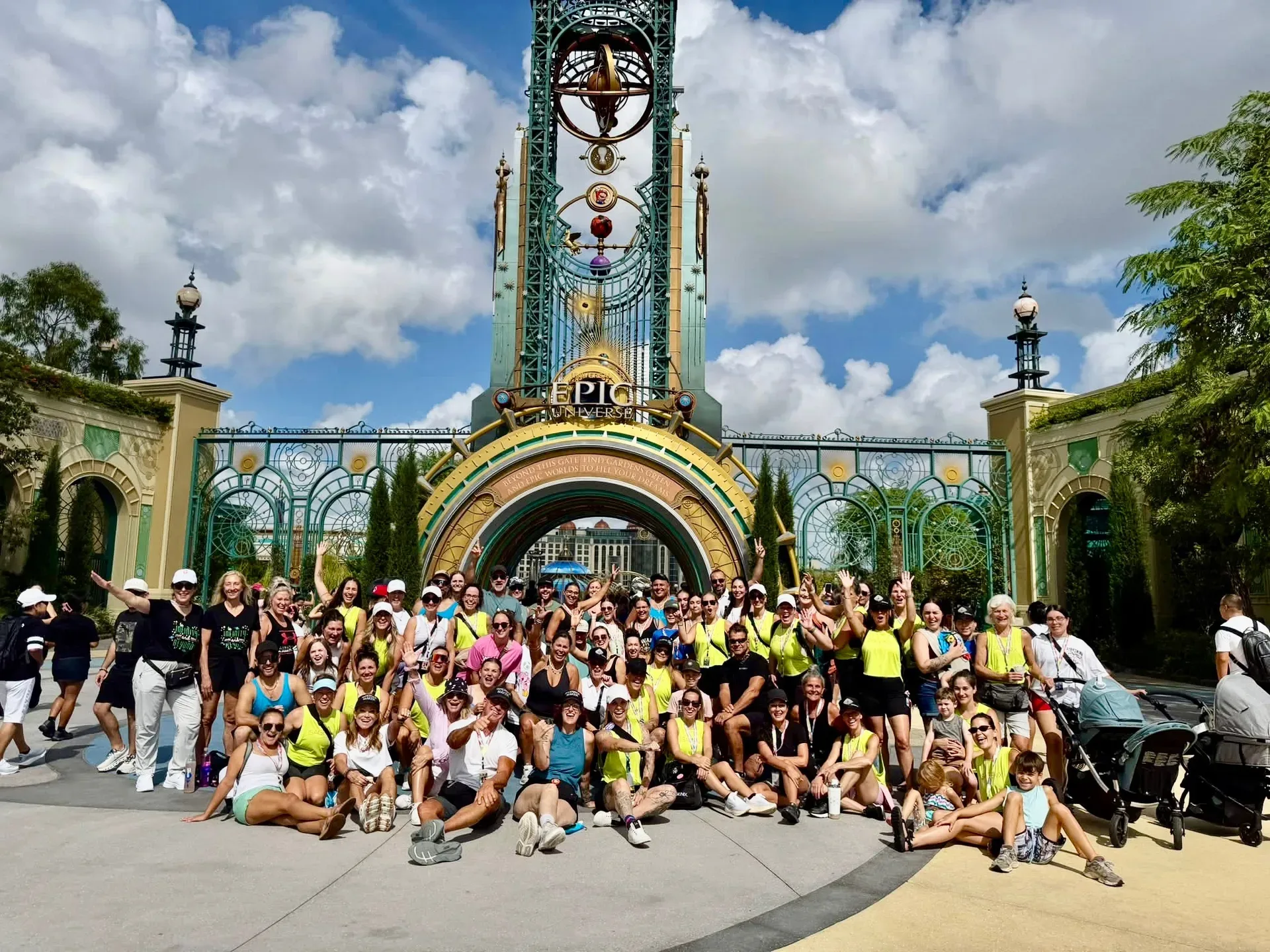 Emily's Isagenix team at Universal Orlando