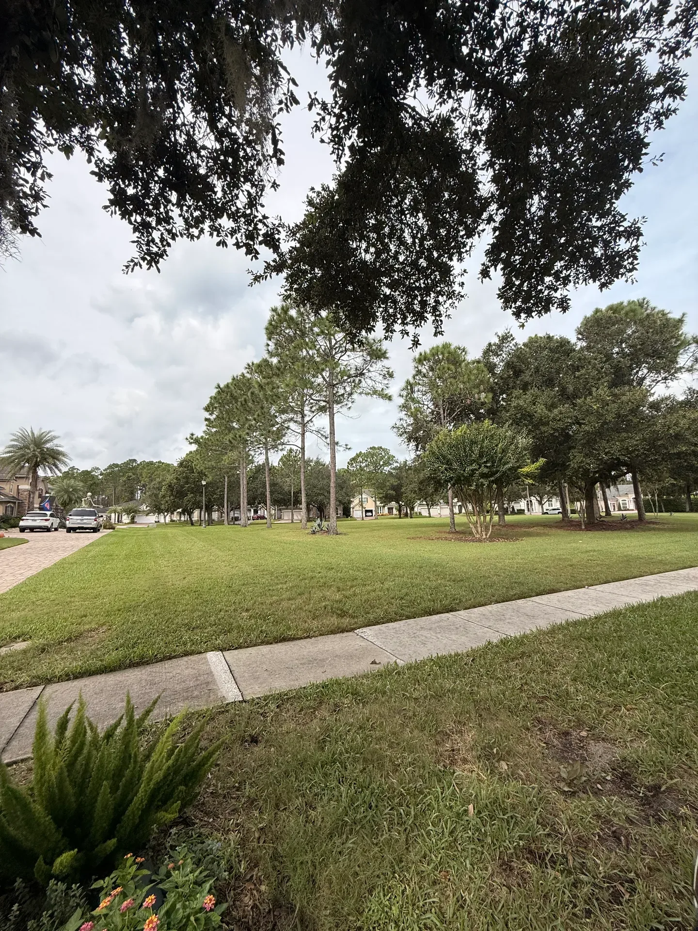 The cleared lot at 48 Marco Island Way, ready for a custom build