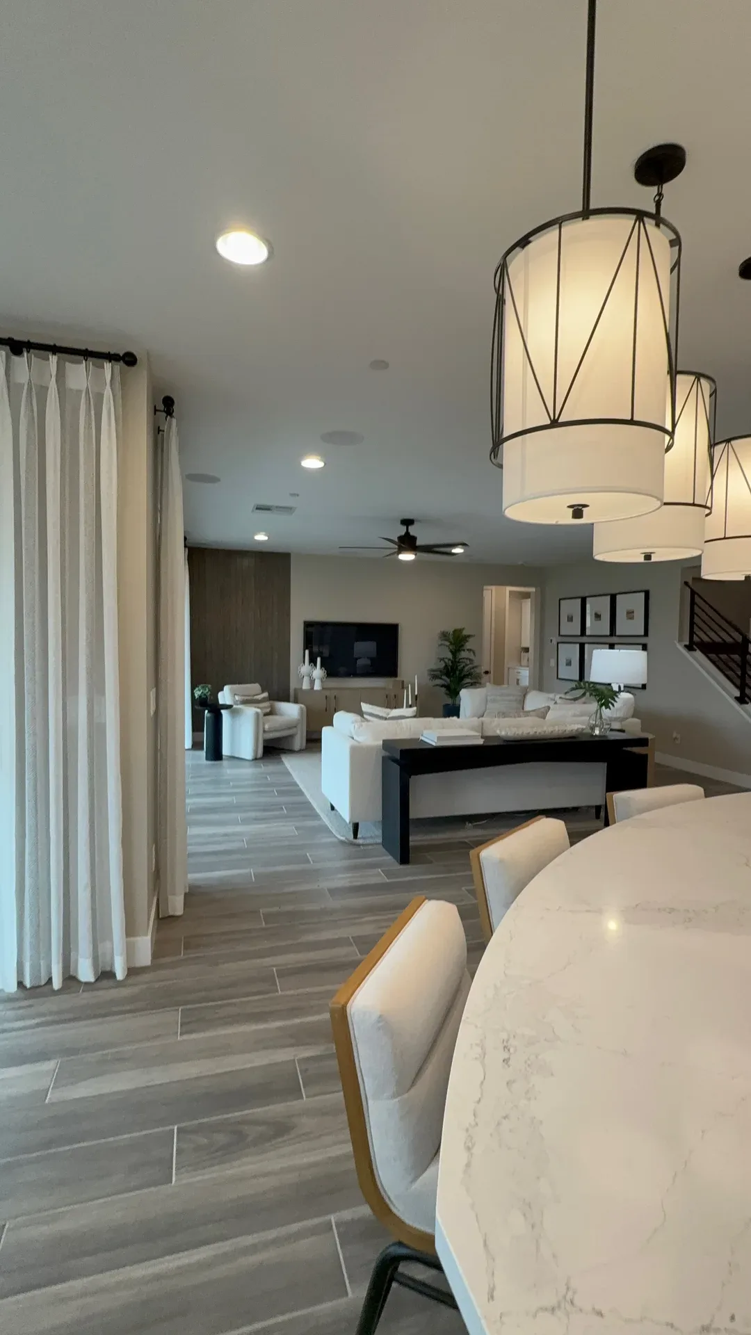 Bright, modern interior of a Las Vegas Valley home