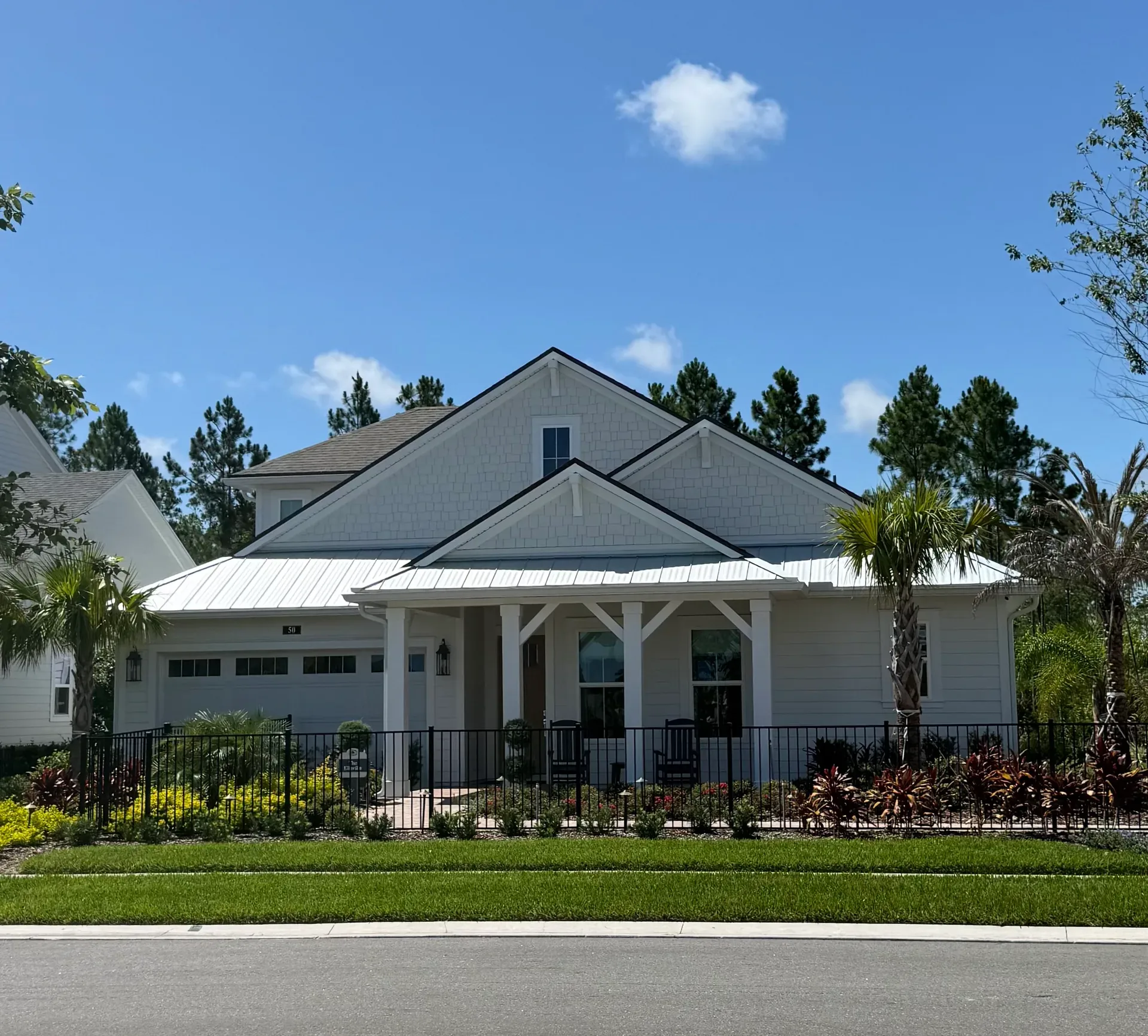 The approved Ellaville elevation, a Key West-style home design available to tour
