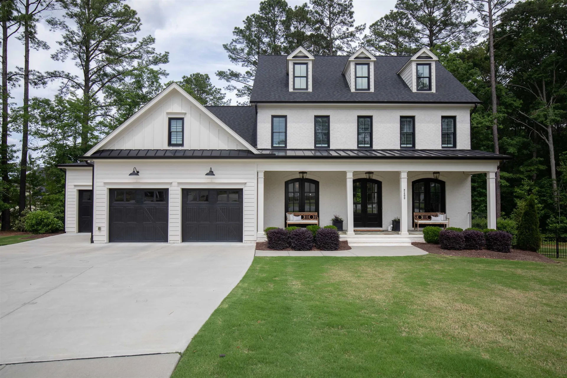 Modern farmhouse style home in Bella Casa, Apex NC