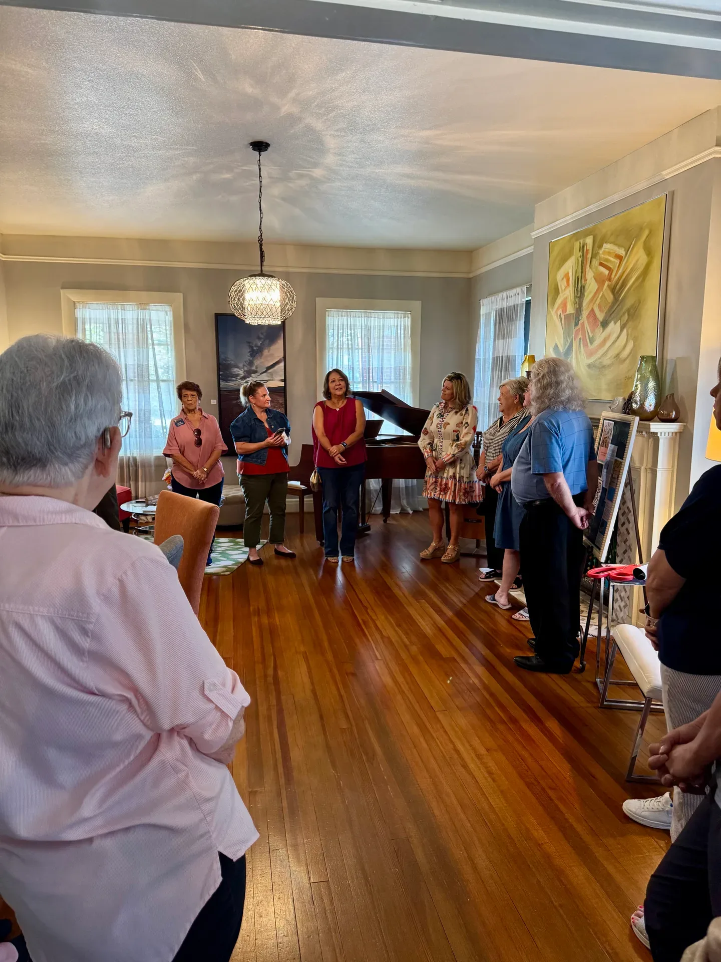 A second gathering room interior at Main Street House bed and breakfast