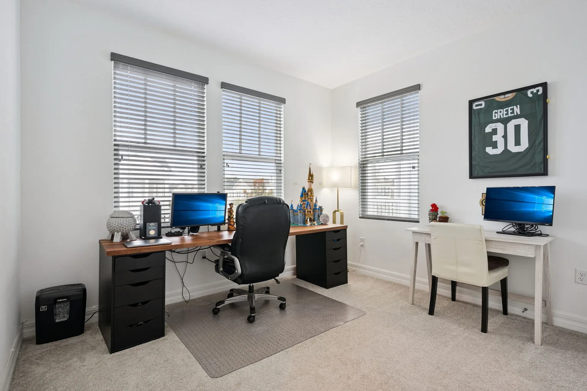 Bedroom three, currently used as an office, at 7313 Tidepool Pl in Celebration, Florida