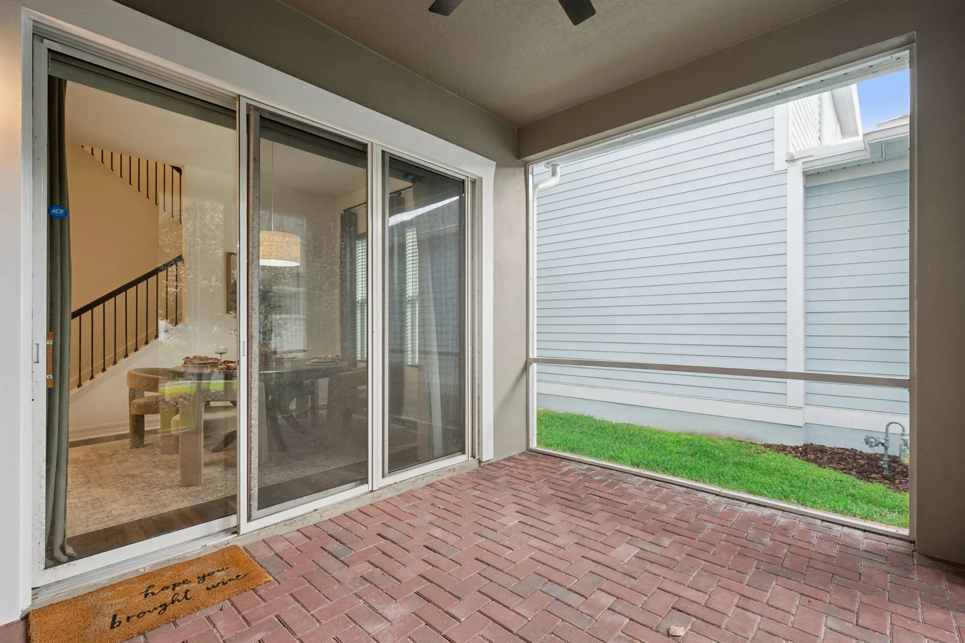 Screened-in lanai at 7313 Tidepool Pl in Celebration, Florida