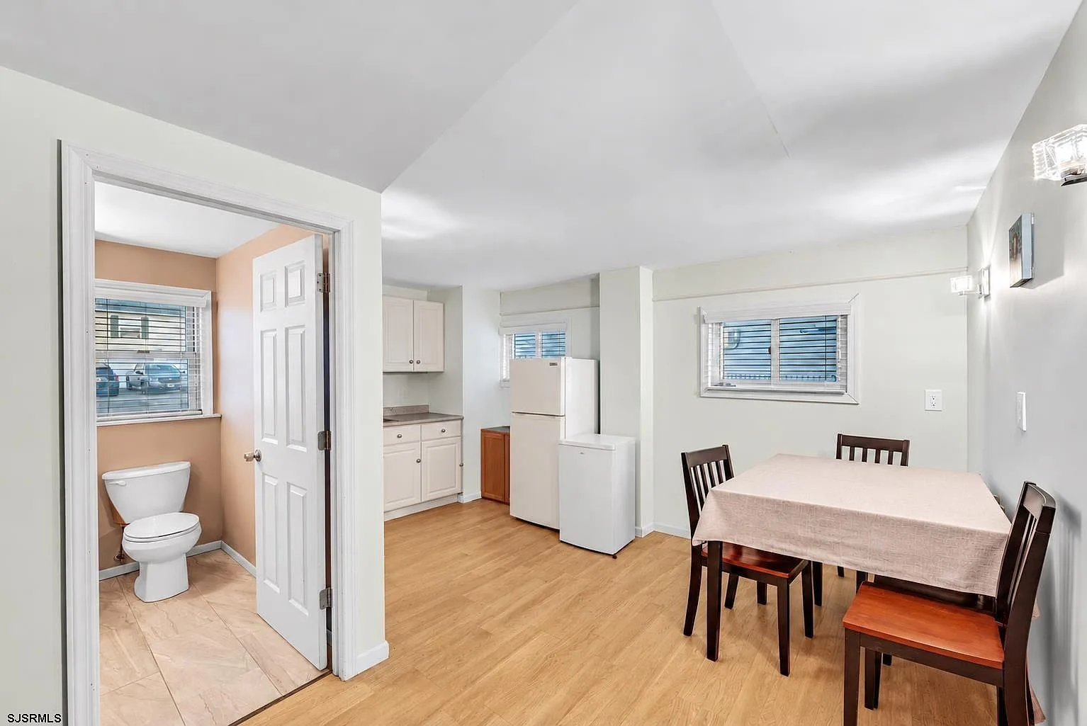 Downstairs flex space with kitchenette