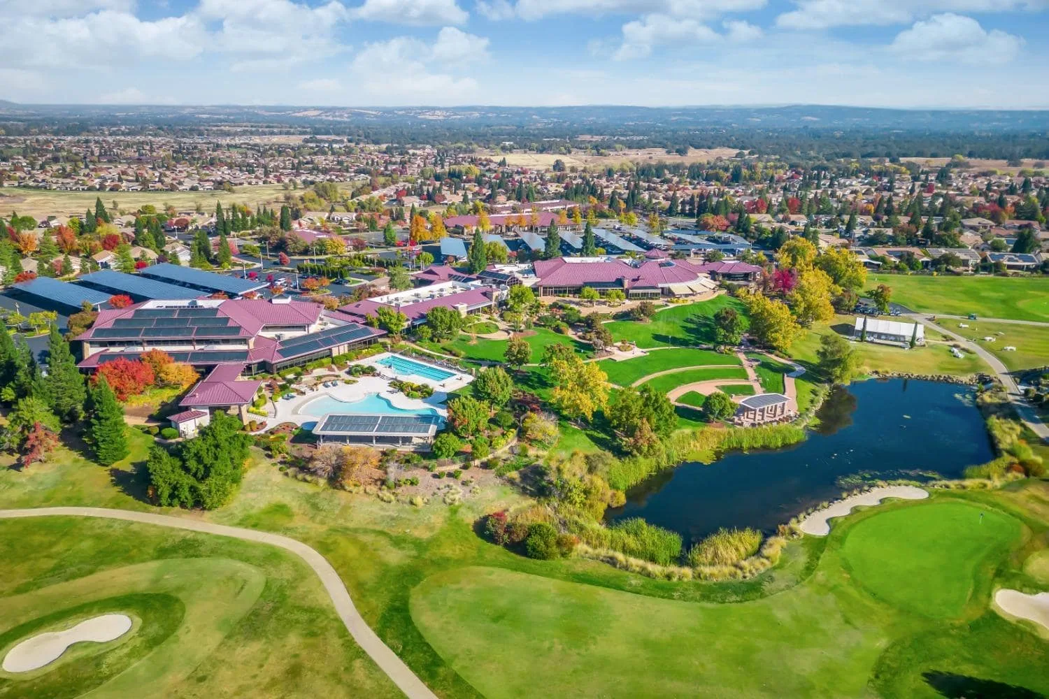 The Orchard Creek Lodge at Sun City Lincoln Hills, the 55+ active-adult community in Lincoln, California