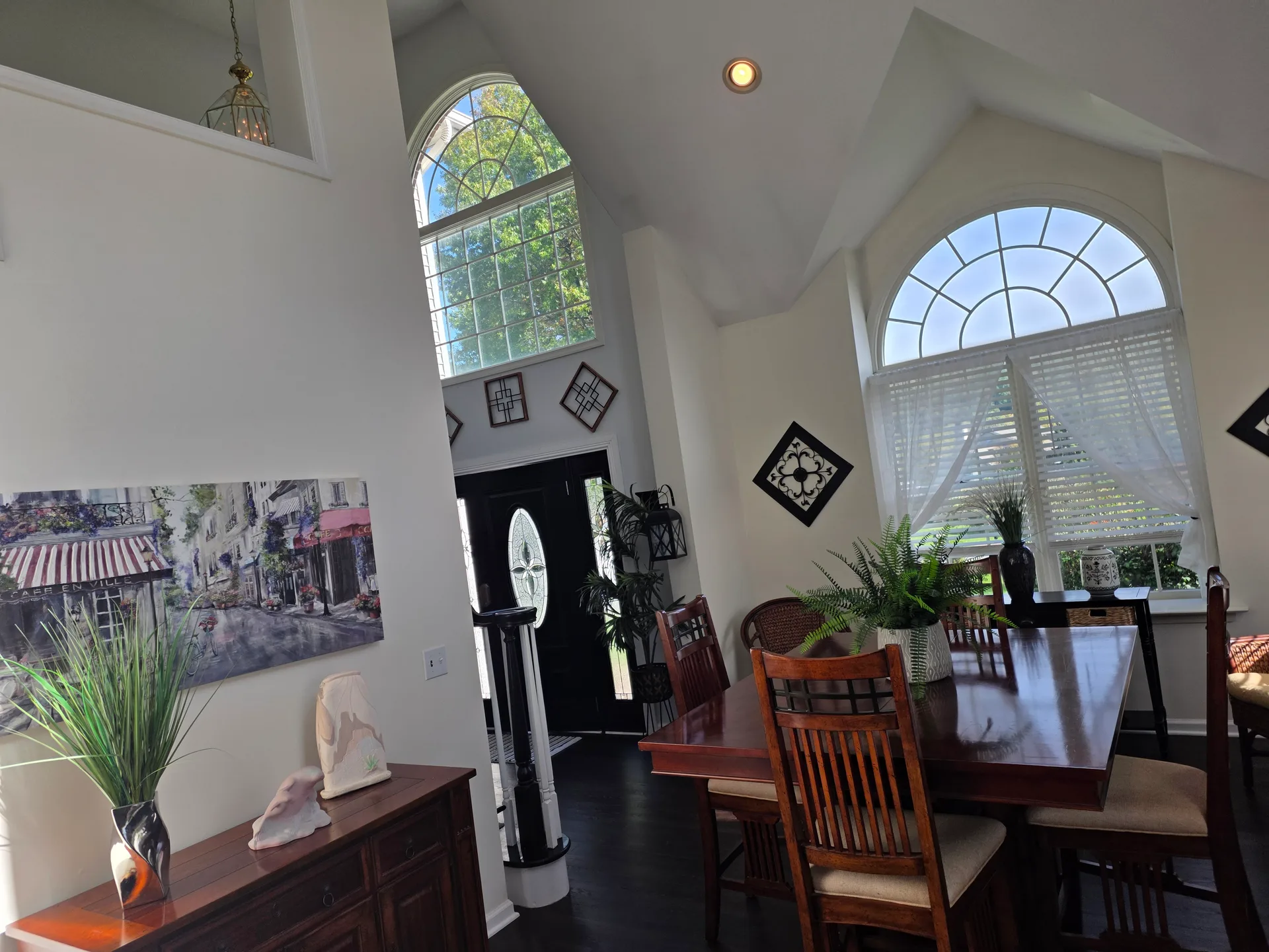 Formal dining room and foyer view at 1906 Grouse Court, Forks Township PA