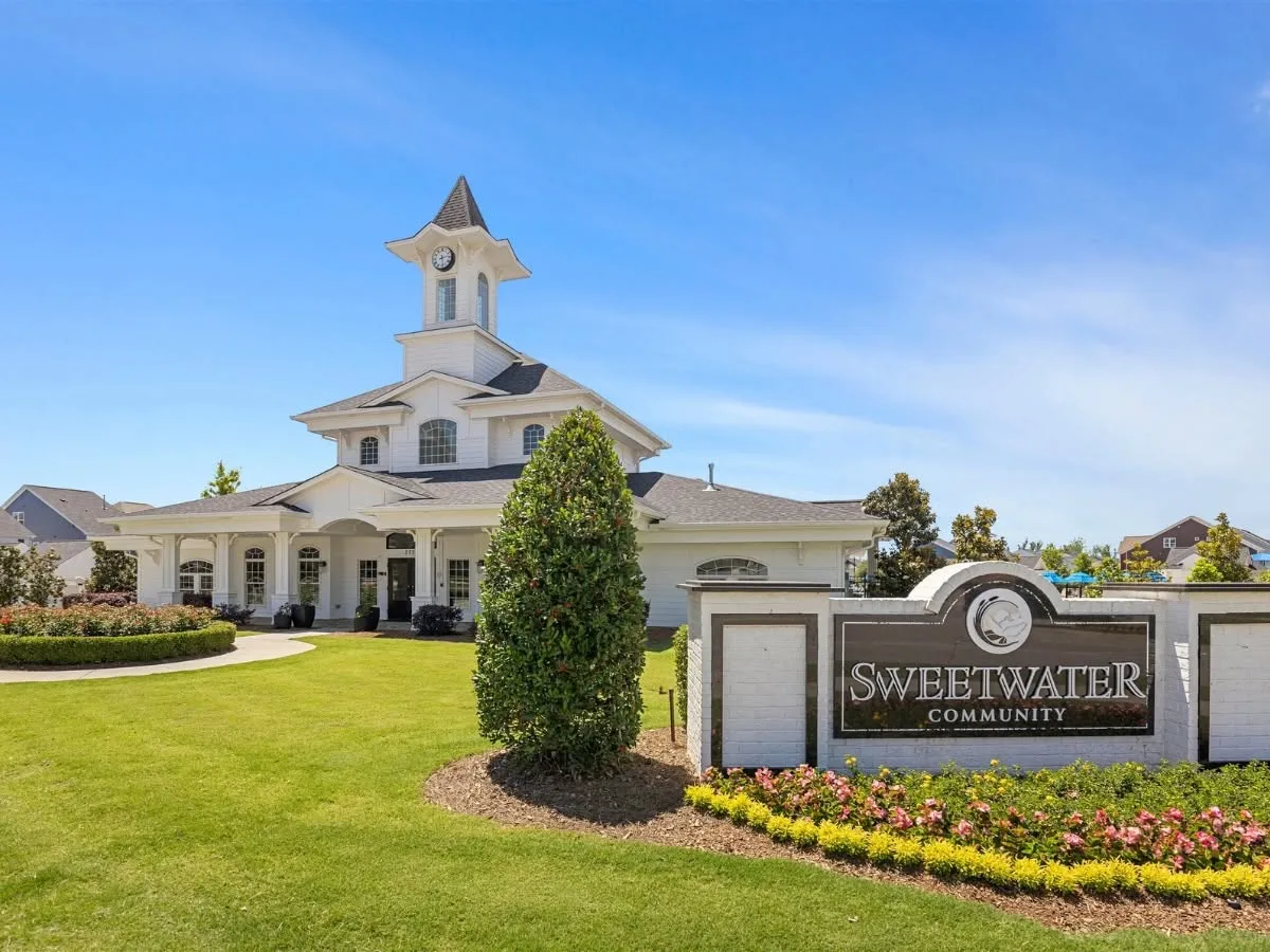 Sweetwater neighborhood entrance, Apex NC