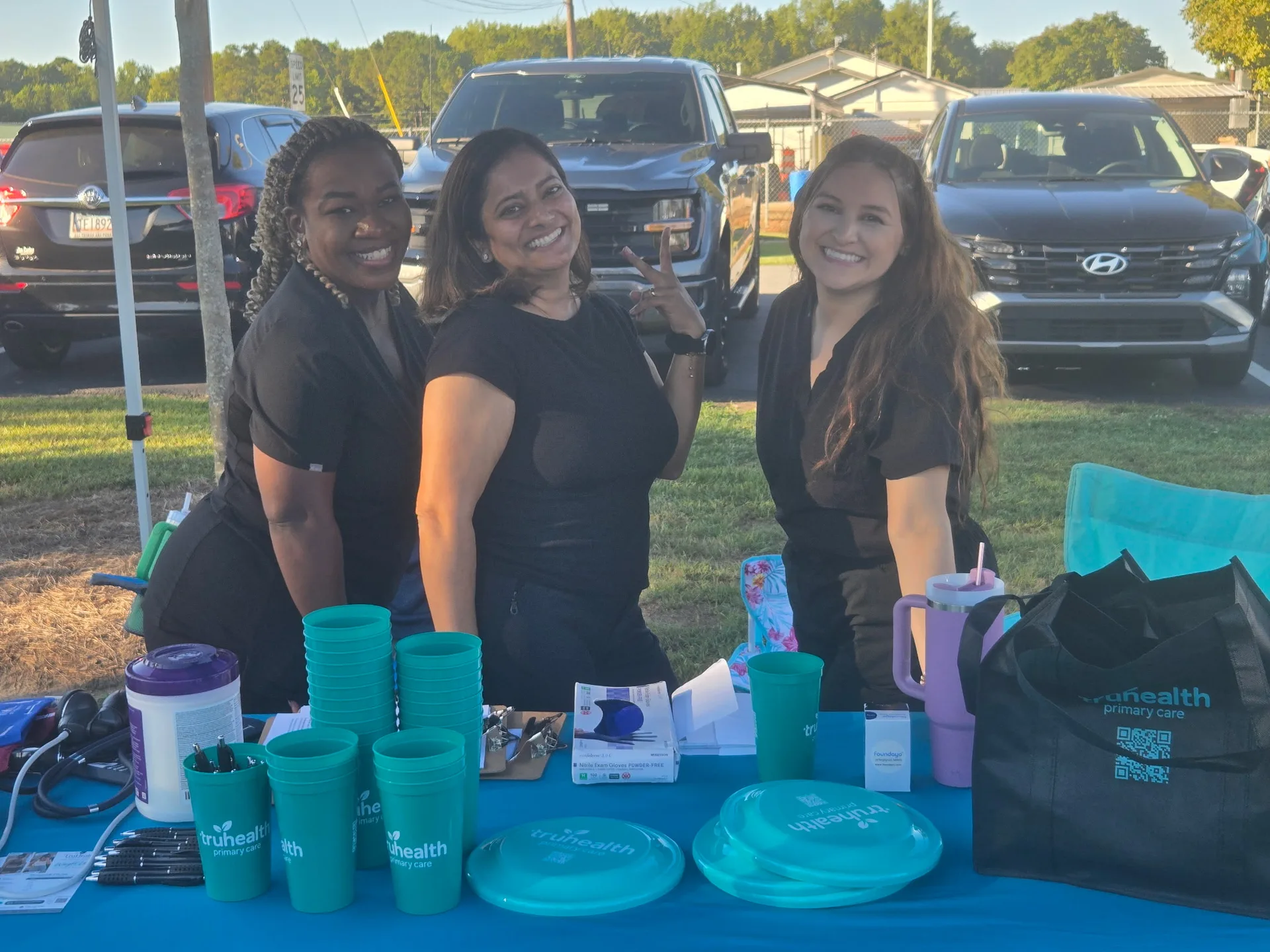 The TruHealth Primary Care team at a community event in Locust Grove, Georgia