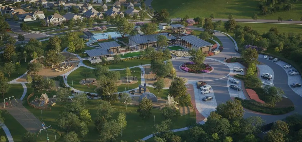 Illustrative image representing new master-planned communities around Denton