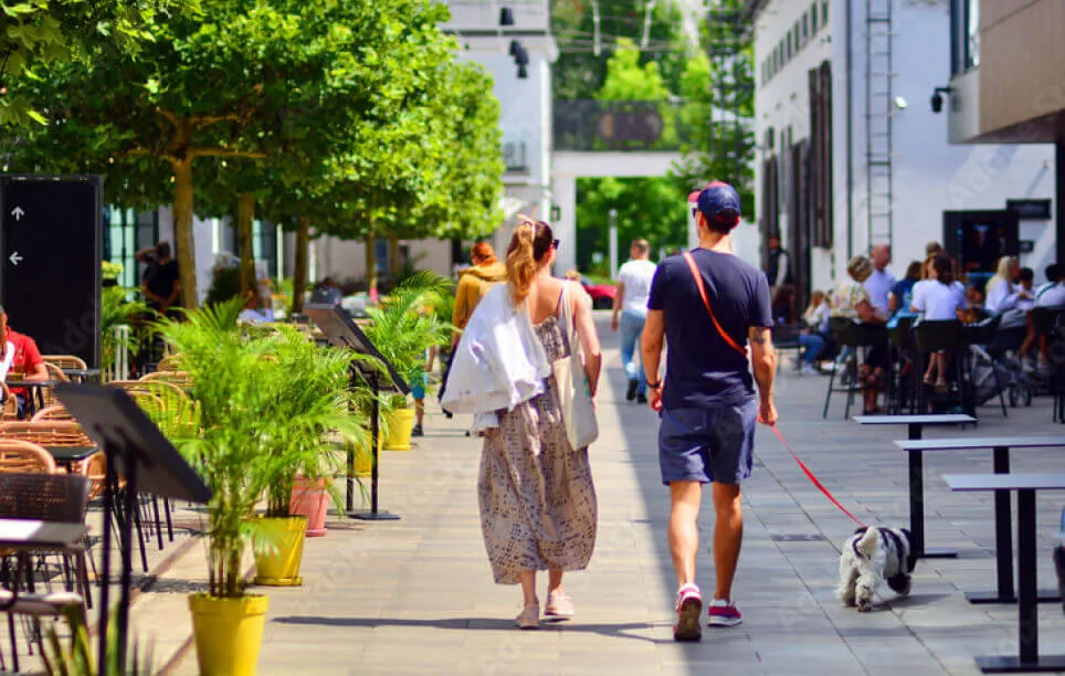 Illustrative image representing the mixed-use Town Centre district in Roanoke
