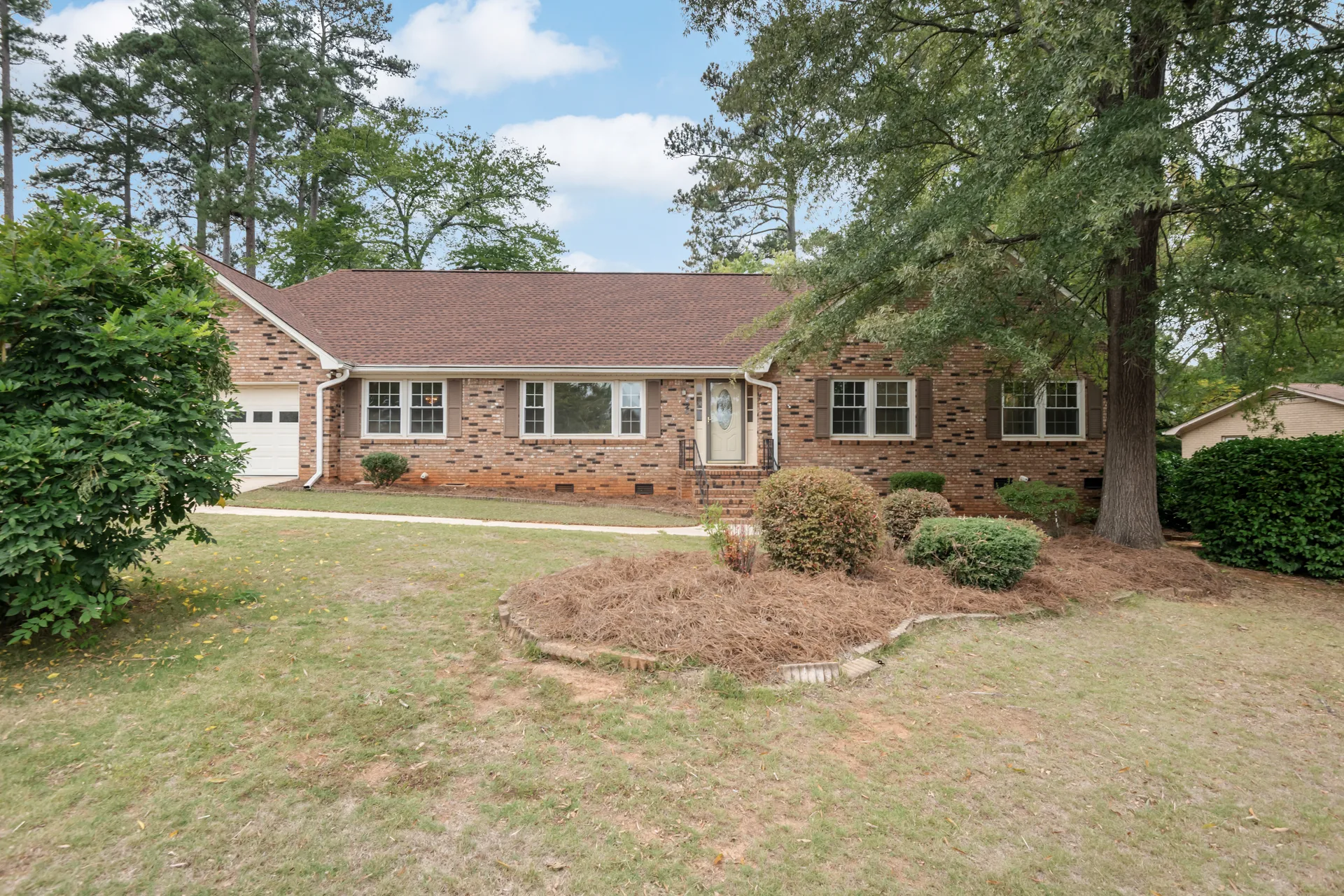 Front exterior of brick ranch home at 325 Hempsted Rd, Columbia SC