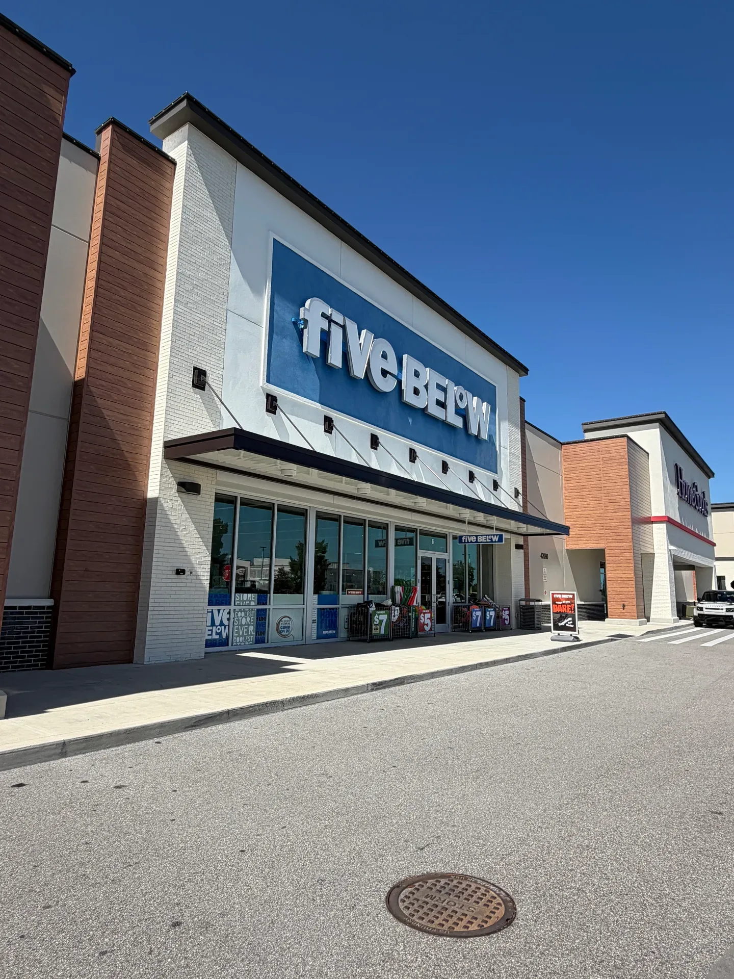 Five Below storefront at the Shops at Yellow Pine in Babcock Ranch
