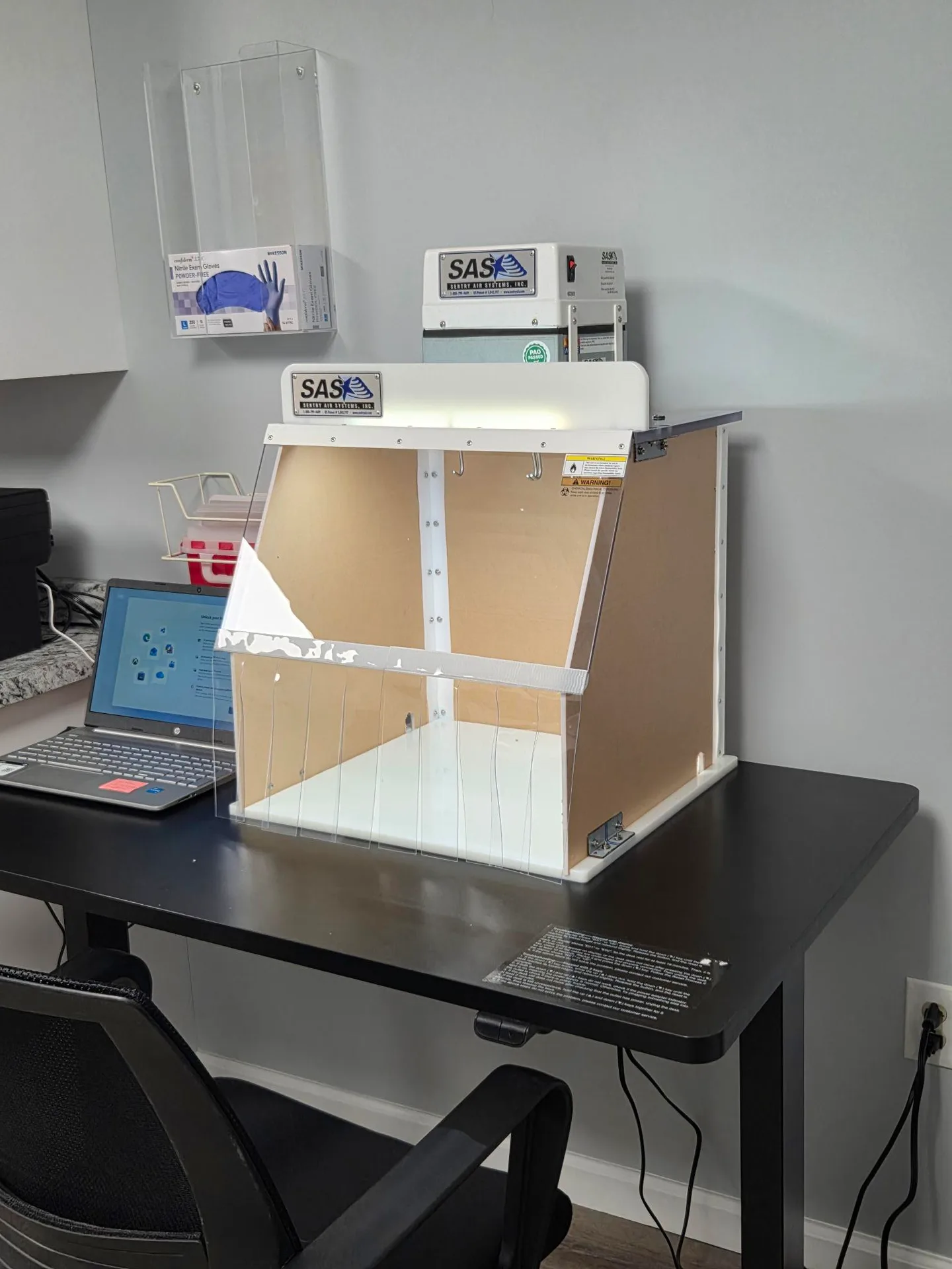 A clinical workspace at APRM Solutions used in regenerative medicine services