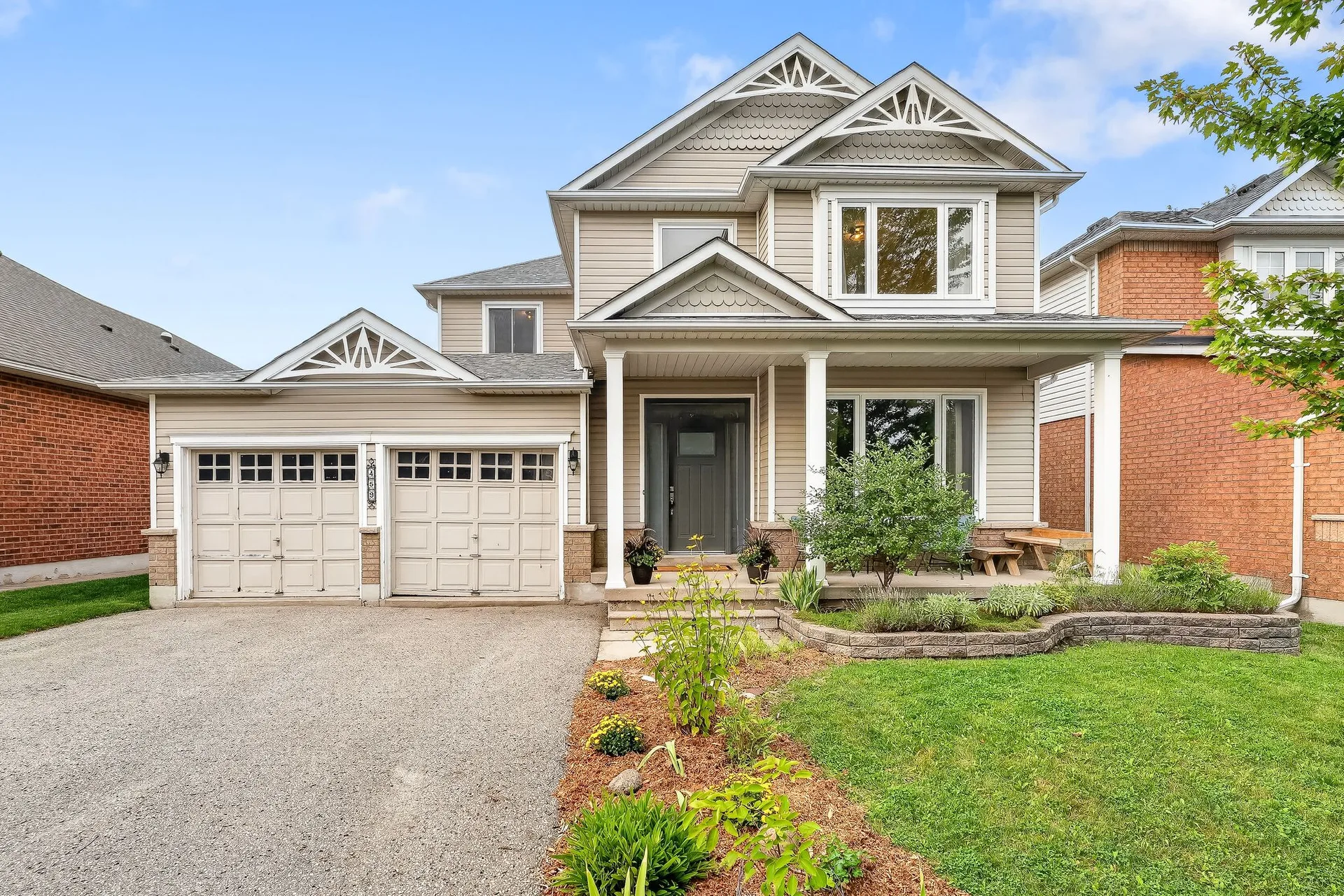 Front exterior of the home at 459 Victoria St. in Port Perry, Ontario, recently sold by Willows Realty Group