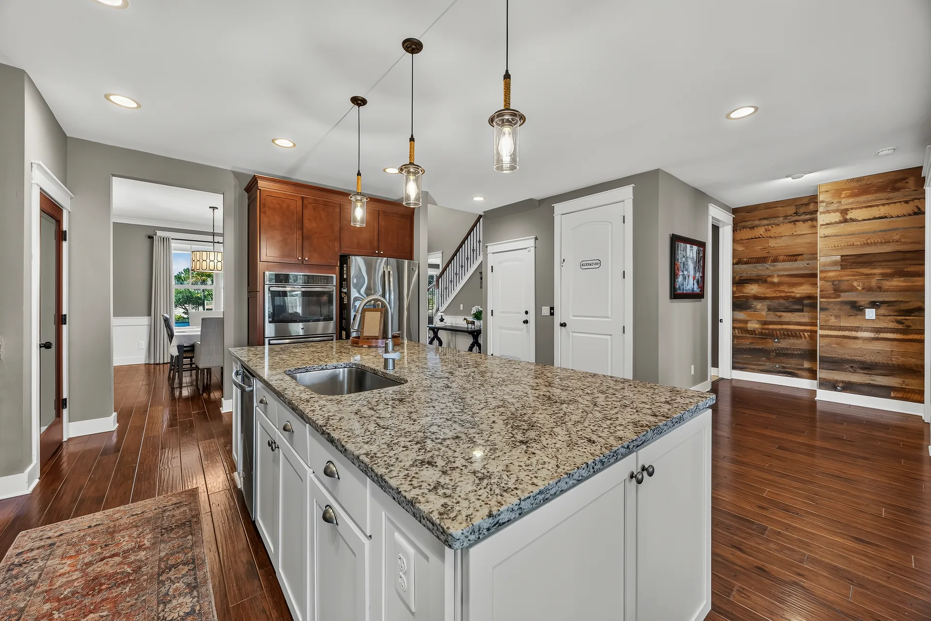 Kitchen Island with Granite at 32 Hackney Pony Lane, Hilton Head Island SC
