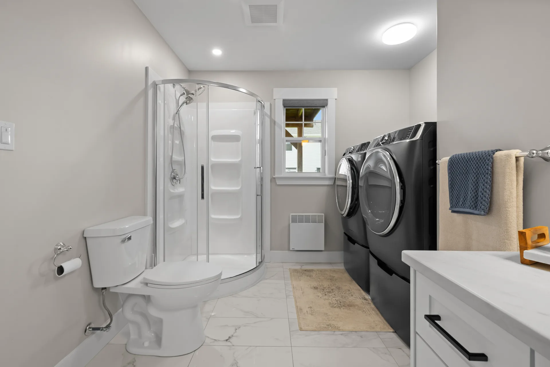 Bathroom and laundry