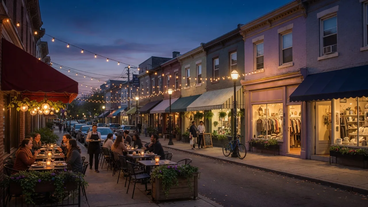 Popular restaurant in University City, Philadelphia near the university campus
