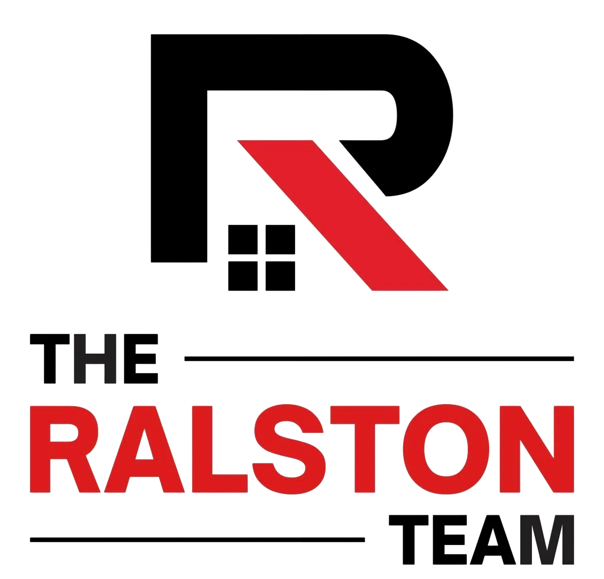 The Ralston Team logo: a stylized R in black and red with a four-pane window graphic