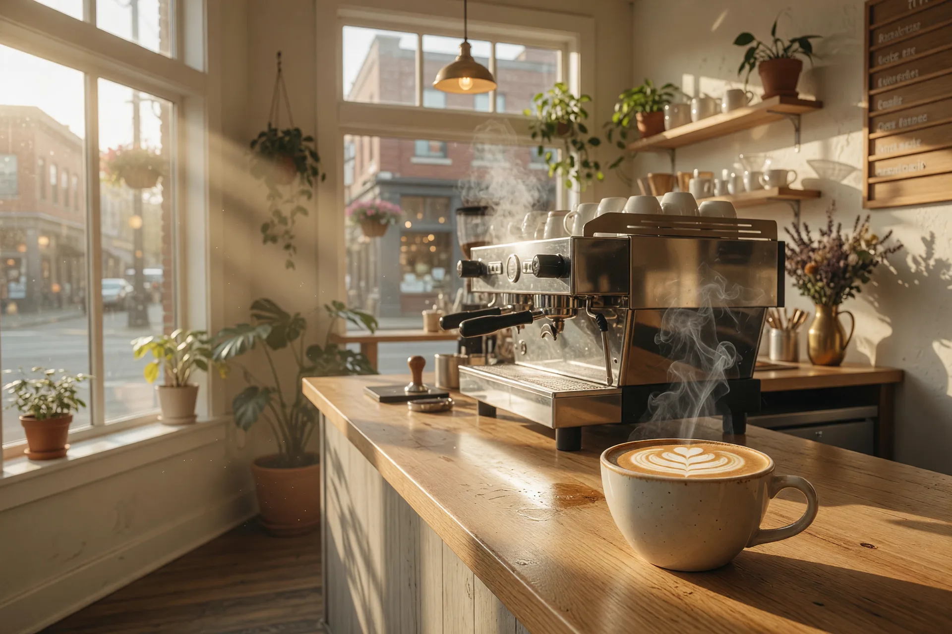 Specialty coffee bar in Victoria BC