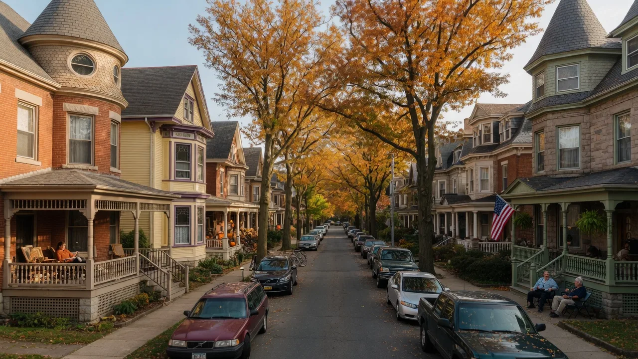 Victorian and Queen Anne homes in Cedar Park, West Philadelphia