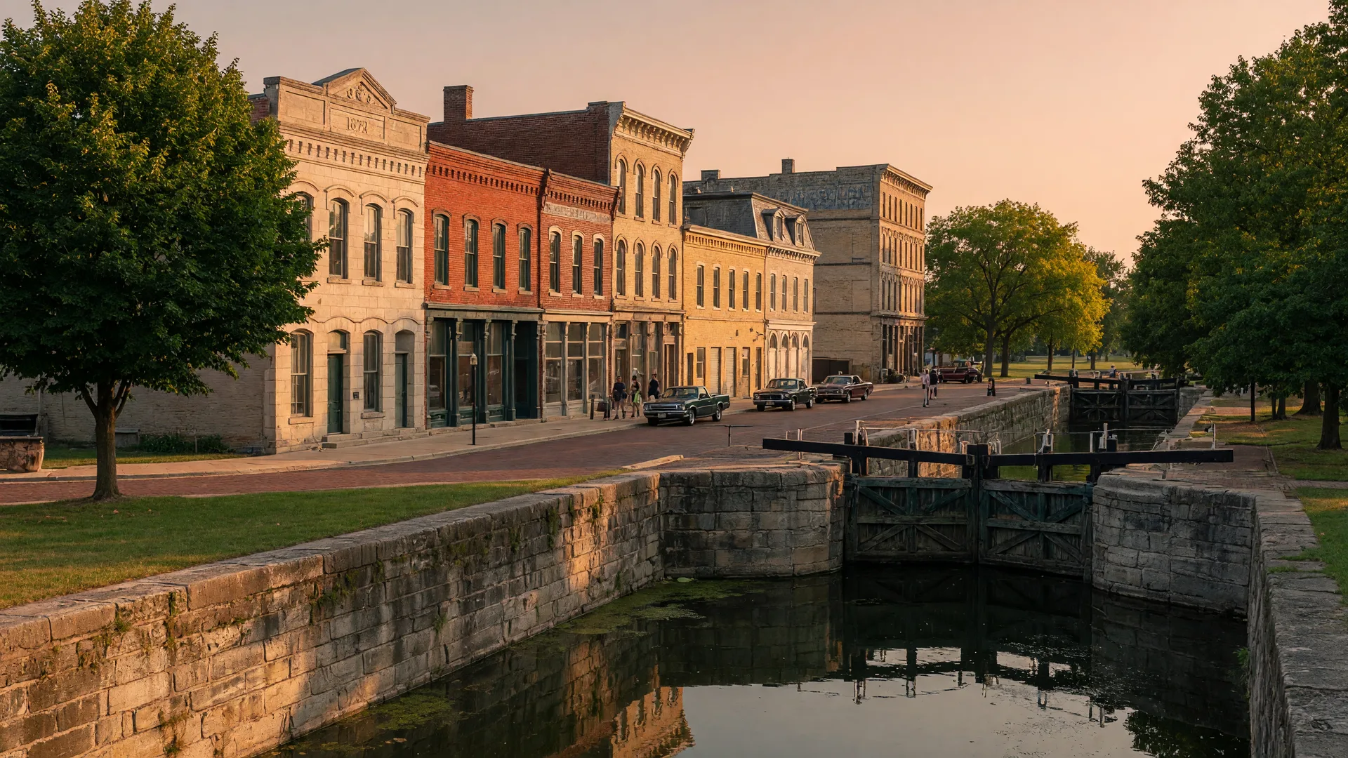 Scene of Lemont, IL