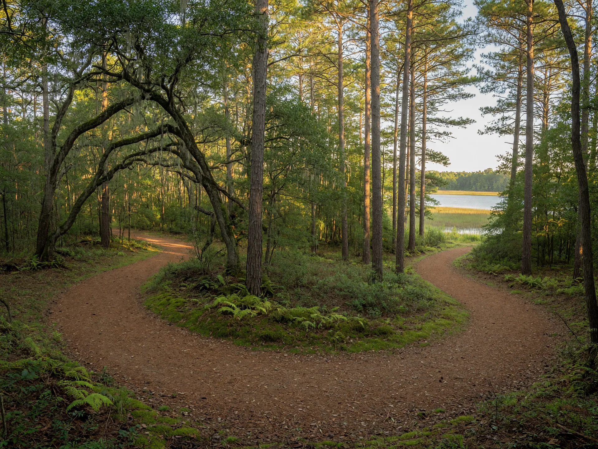 Forest trail and nature preserve near Carolina Forest Myrtle Beach SC
