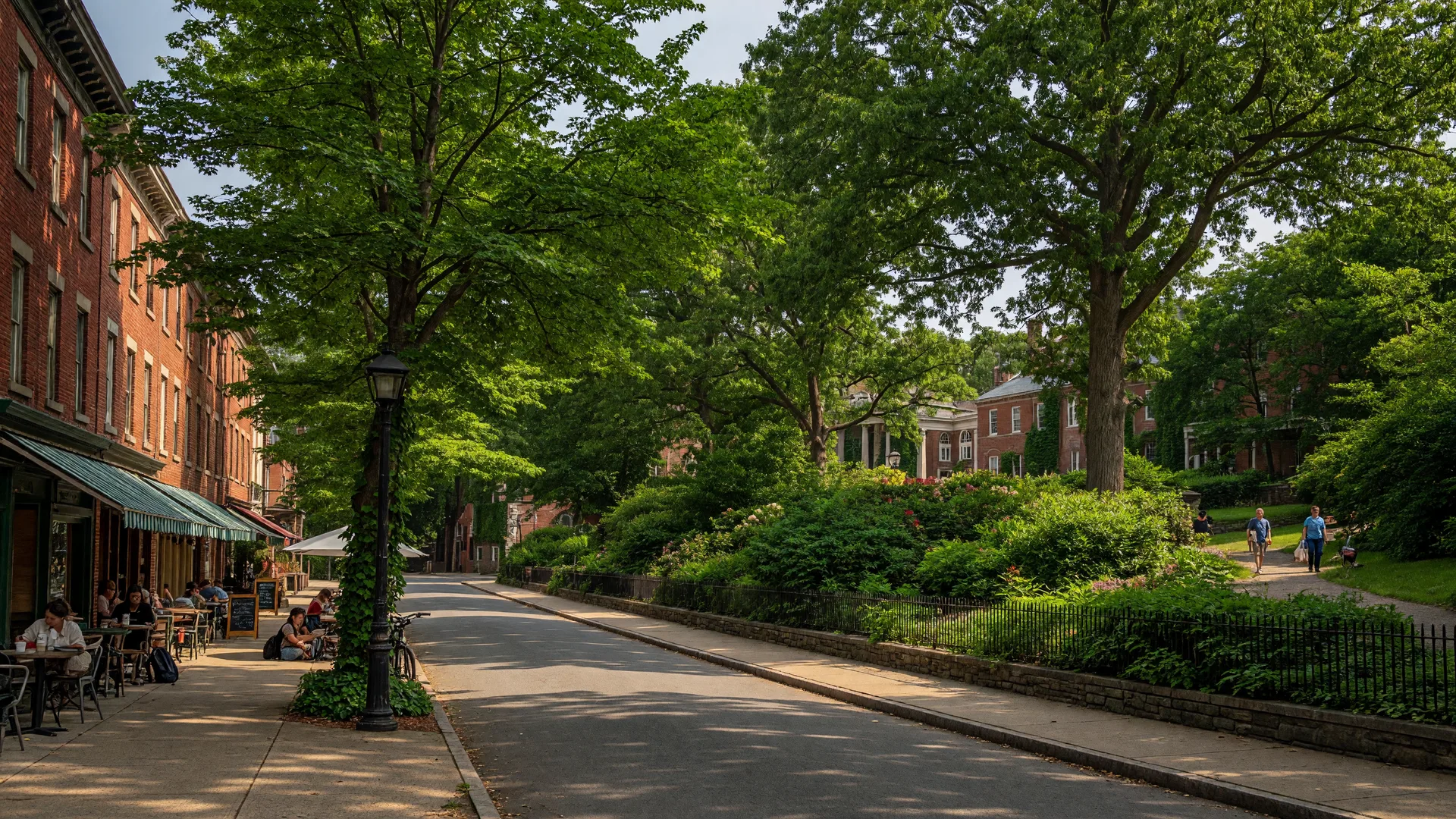 Swarthmore Pennsylvania Dartmouth Avenue cafes and shops
