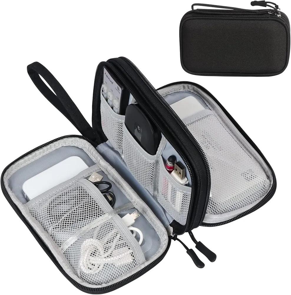 Bolsa organizadora de tecnología de viaje, fotografía de producto