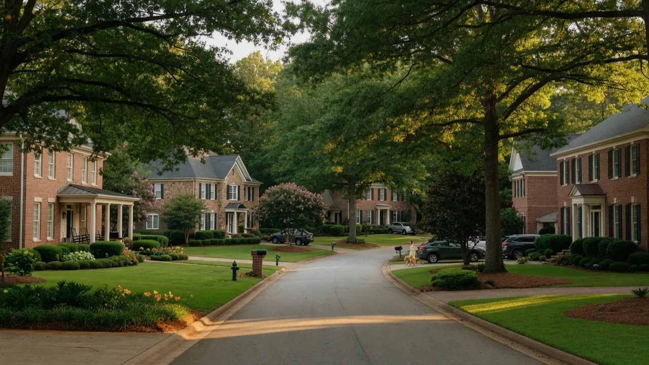 Apalachee Farms golf course community in Dacula Georgia