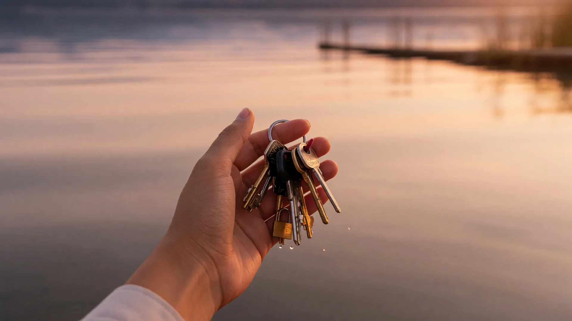 New home keys handed over during a smooth downsizing move