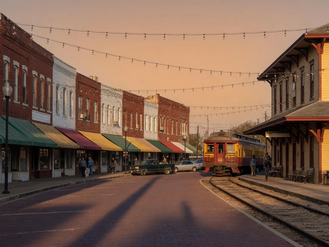 Tomball, Texas neighborhood scene