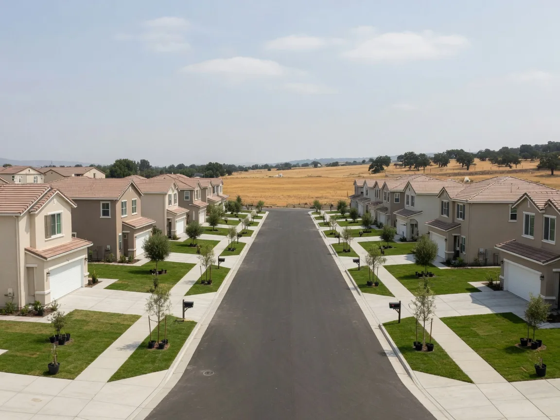 An editorial photograph of Winchester, California and its surrounding community