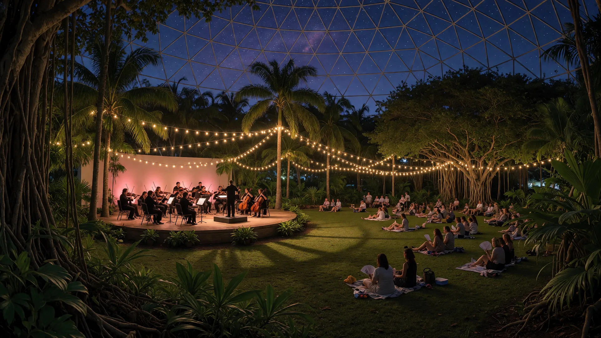 Header image for "Nu Deco Ensemble Opens Its Season Under the Banyan Bowl Dome"