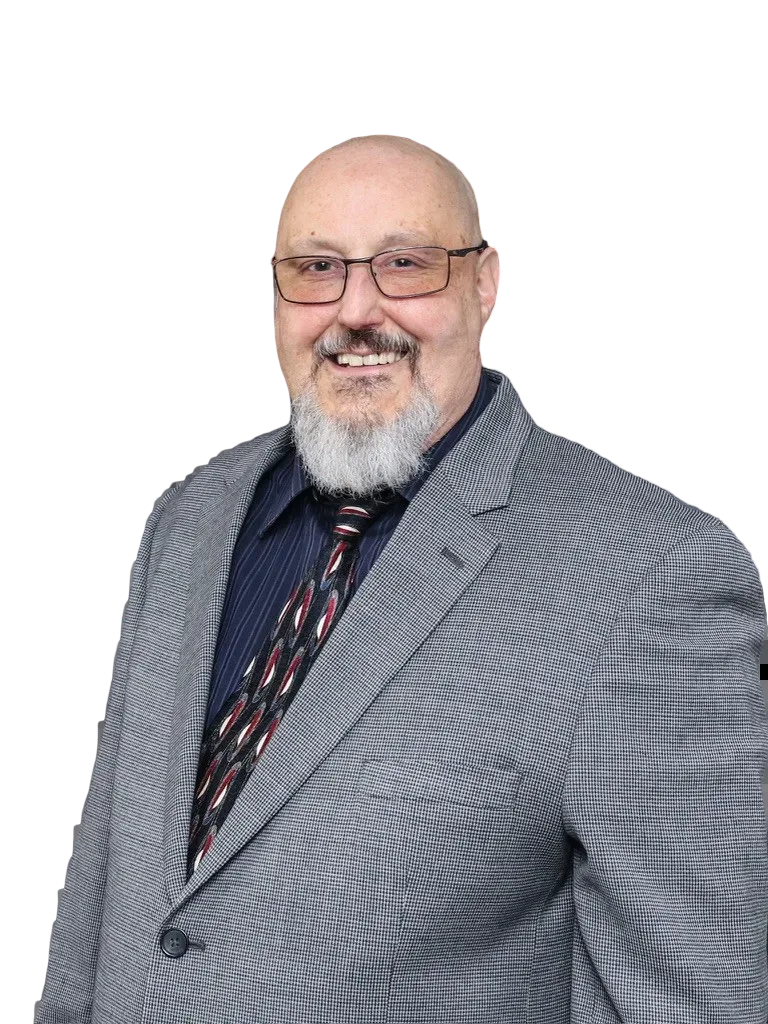 Portrait of Robert Carmack, Realtor in a Gray Blazer