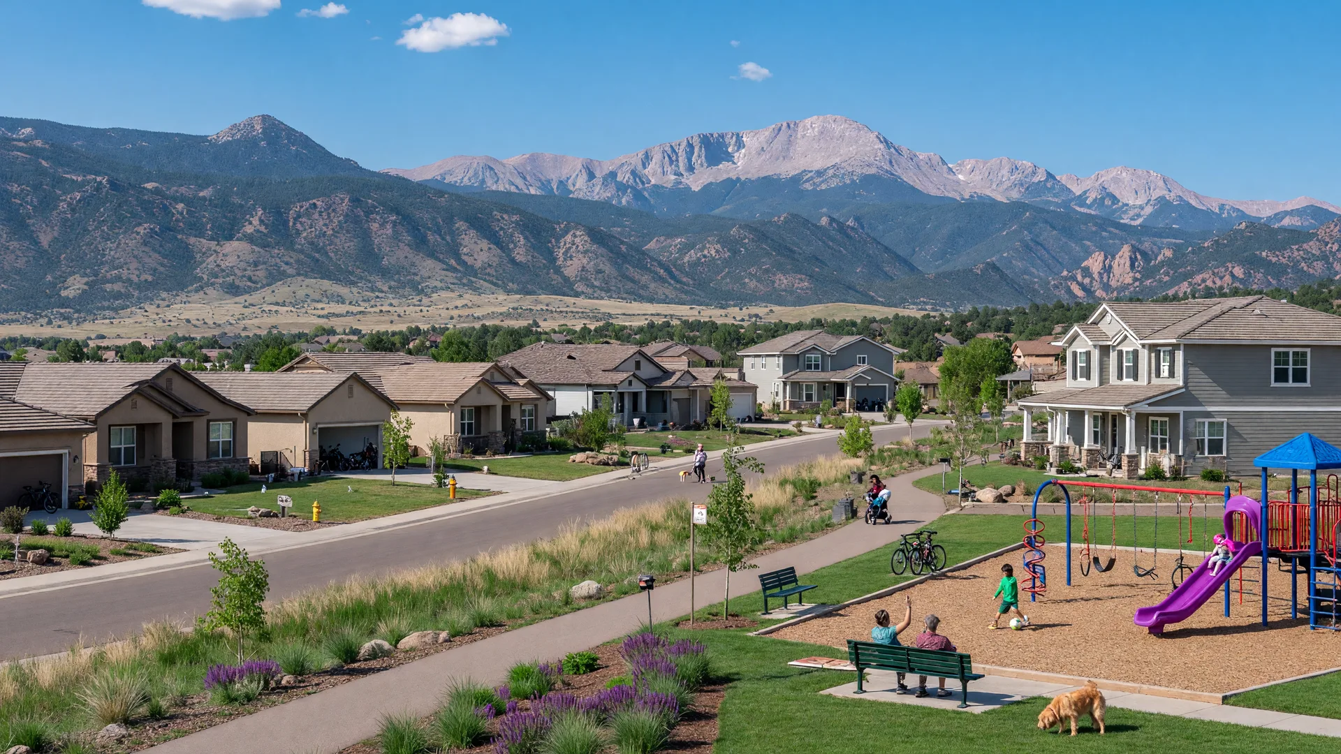 Latigo Trails neighborhood in Colorado Springs