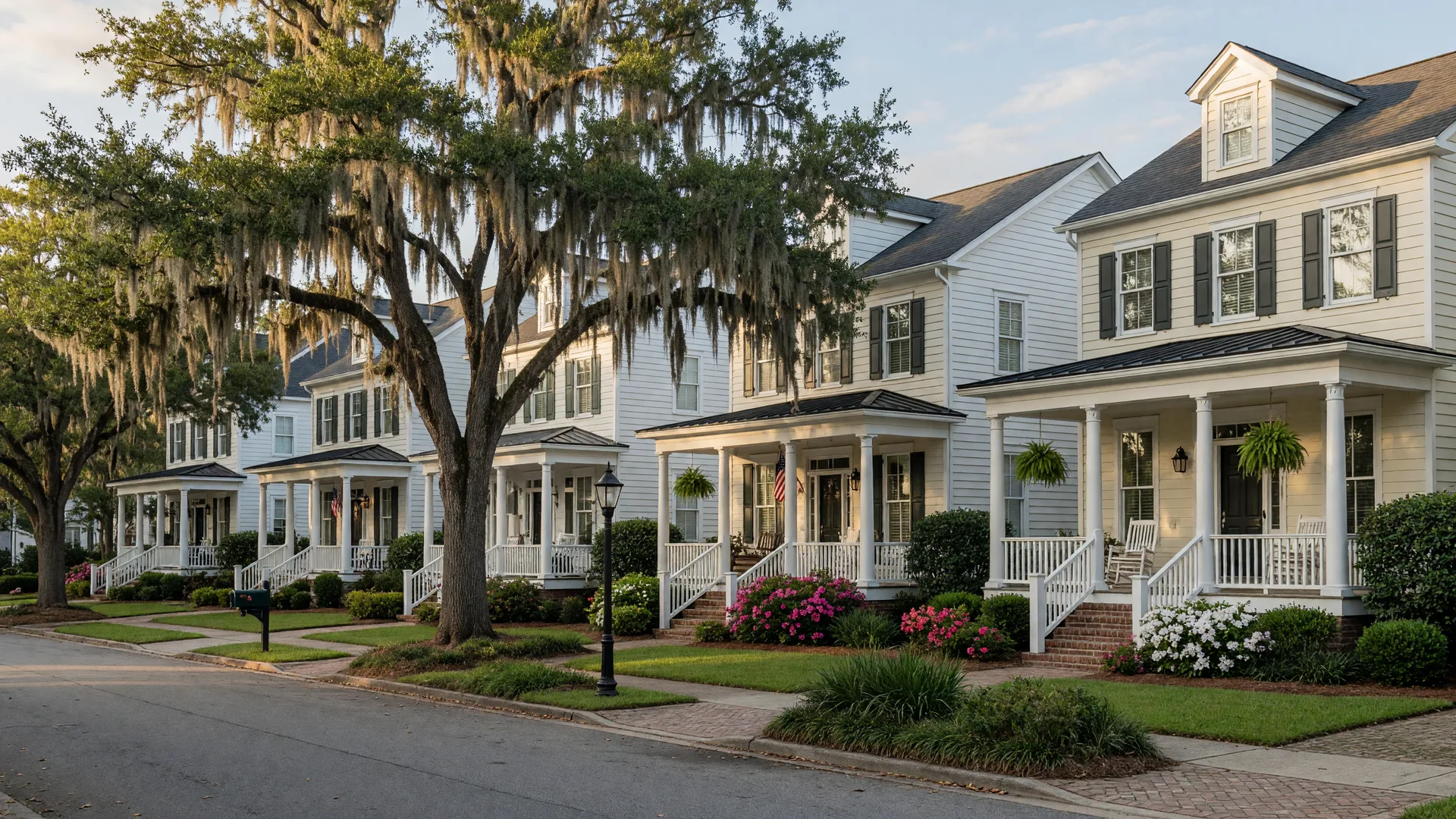 Row of homes in Aiken SC -- what sellers should know about closing costs before listing.