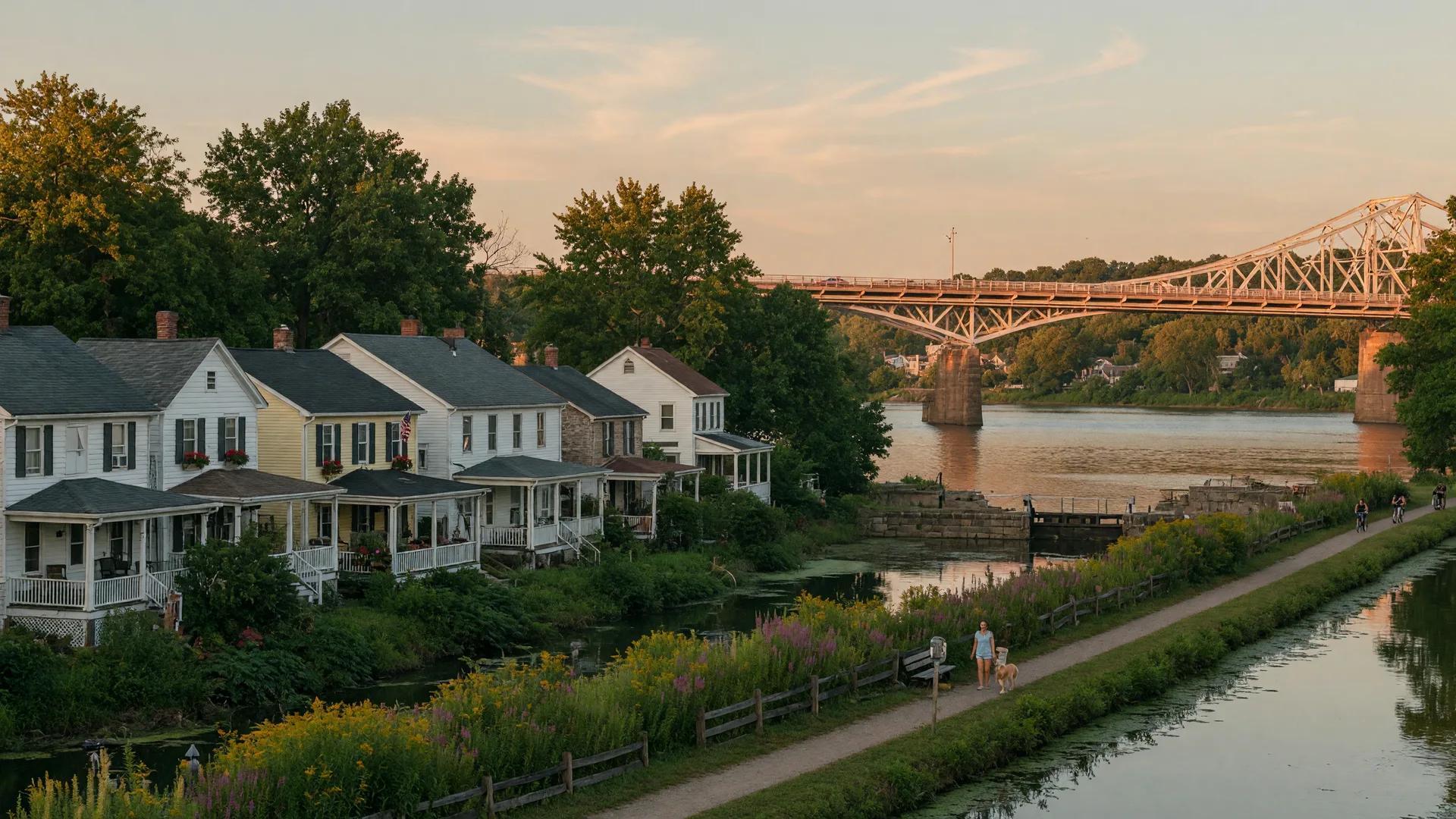 Yardley river town along the Delaware River