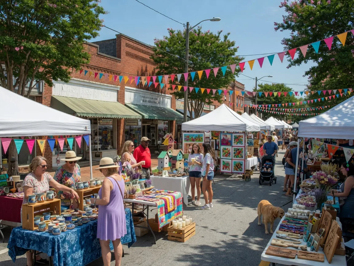 Grayson Day, Party in the Park, and Christmas in Grayson keep a festival calendar running year-round at the city park.